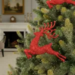 Set X4 Adorno Colgante Reno Navideño Deco Arbolito Navidad