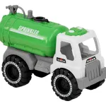 Camión Cisterna Lanza Agua Juguete A Fricción Color Verde Personaje 4227
