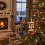 Set Adornos Carrusel Colgante Navideño Decoración Pack X6