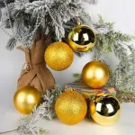 Bolas De Navidad 6cm Valija Adornos Navideños X96 Piezas