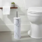Cepillo Escobilla De Baño Inodoro Limpieza Simil Marmol