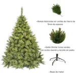 Arbol De Navidad Ciprés 1,80 Mts Tope De Gama Ultra Frondoso