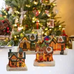 Casa Christmas Village Casita Navideña C/luz Deco A Pila X1