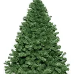 Árbol De Navidad Tradicional Expreso Polar Montañes Deluxe De 1.5m Verde Oscuro