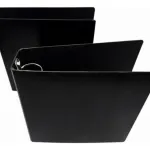 Carpetas N3 Escolares Numero 3 Fibra Negra X10 Unidades