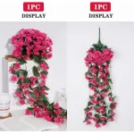 Ramo Flor Planta Colgante Jardin Artificial Interior 80cm