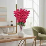 Flores Artificiales Ramo Vara Cerezos Decoracion Pack X10