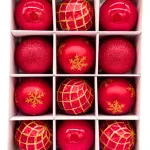 Navidad Adornos Bolas Navideñas Decoradas 6cm X12 Piezas