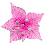 Flor 20cm Para Arbol De Navidad Adornos Decoracion