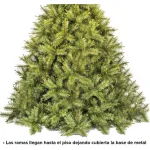 Arbol De Navidad Ciprés 2,10 Mts Tope De Gama Ultra Frondoso