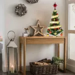 Arbol De Navidad 80cm + Kit X30 Rojo Oro Cybermonday