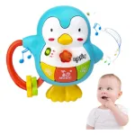 Sonajero Musical Bebe Pingüinos Con Luz Y Sonidos