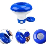 Boya Recipiente Para Pastilla De Cloro 50g Pileta Piscina Color Azul
