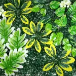 Jardín Vertical Artificial Flores Decoración Verde 40x60cm