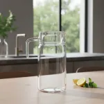 Jarra De Vidrio Con Manija 1.9 Litros Con Tapa Acrílico