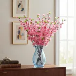 Flores Artificiales Ramo Vara Cerezos Decoracion Pack X10