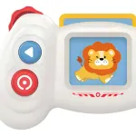 Joystick Juego Didáctico Control Juguete Tarjeta Interactivo Color Blanco