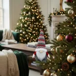 Muñeco De Navidad Gnomo Adorno Navideño Decoración 24cm