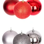 Bolas De Navidad 6cm Valija Adornos Navideños X96 Piezas