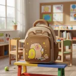 Mochila Infantil Jardin Capibara Para Niños Niñas Escolar