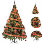 Arbol De Navidad Tronador Lujo 2,10mts Con Adornos Kit X60