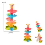 Tobogán De Pelotas Juguete Para Bebes Primera Infancia Color Multicolor