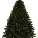 Árbol De Navidad Alpino 1.5mts Base Metálica Color Verde
