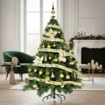 Arbolito Navideño Montañes Deluxe 2,10mts Decoración Oro