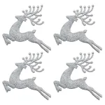 Set X4 Adorno Colgante Reno Navideño Deco Arbolito Navidad