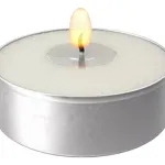 Mini Velas Decorativas Con Latita X50 Unidades P/hornito