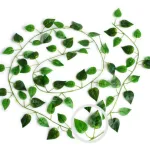 Jardin Vertical Enredadera Hojas Artificiales 2,05mt X24u.