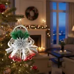 Campanas Navidad 24cm Decoracion Navideña Adornos Para Arbol