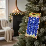 Adornos Decoración Árbol De Navidad Moños Brillante X12u