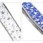 Cintas Navideñas Adornos Decoración Navidad 2,5cm X6u.