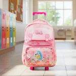 Mochila Escolar Infantil Carrito Con Ruedas Para Niñas Nenas