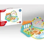 Gimnasio Musical Huanger Bebe Piano Didáctico Verde Animales 3 En 1