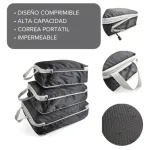 Organizador De Valija Set X6 Neceser De Viaje Estuche Avión