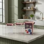 Set X3 Tupper Hermetico Organizador Plastico Frio/caliente