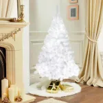 Arbolito Navidad Blanco Tronador De Lujo 1.80m Decoración