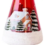 Arbolito De Navidad 15cm Con Luz Decoracion Adorno Navideño