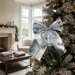 Adorno Colgante Moños X1 Decoracion Arbol De Navidad