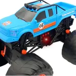 Camion Monster Truck Camioneta Gigante Off Road Juguete Color Celeste Personaje Predator