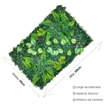 Jardín Vertical Cesped Artificial Flores Muro X10 Unidades