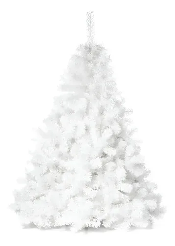 Producto Arbol De Navidad Extra Lujo Patagonia Blanco 1,30 Mts Con Base Metálica Imagen