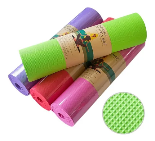 Producto Yoga Mat 8 Mm Colchoneta Pilates Fitness Antideslizante Imagen