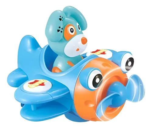 Producto Animalitos En Avión A Fricción Expreso Polar Modelo 3393 Perro Bebés Imagen