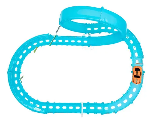 Producto Pista Lanzador De Autos Brillante Luminosa Con Luces Niños Imagen