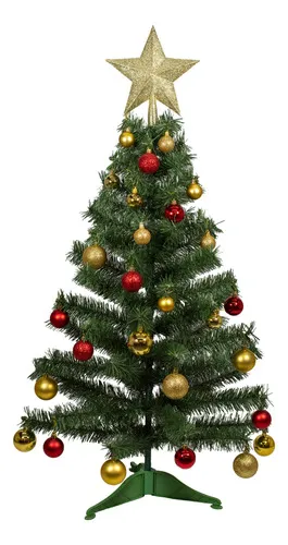 Producto Arbol De Navidad Decorado Arbolito 1.20m Pino Carioca Imagen