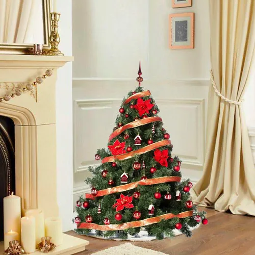 Producto Arbol Navidad Patagonia Xl 1.50mt Deco Rojo Cybermonday Imagen