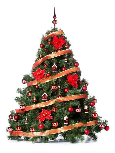Producto Arbol Navidad Patagonia Xl 1.30mt Deco Rojo Cybermonday Imagen